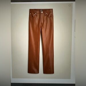 J Crew Faux Leather Pants